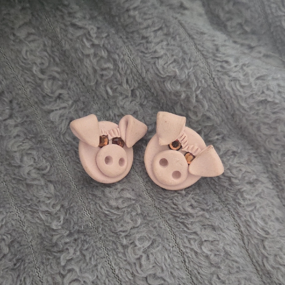 Cute Piggy Stud Earrings